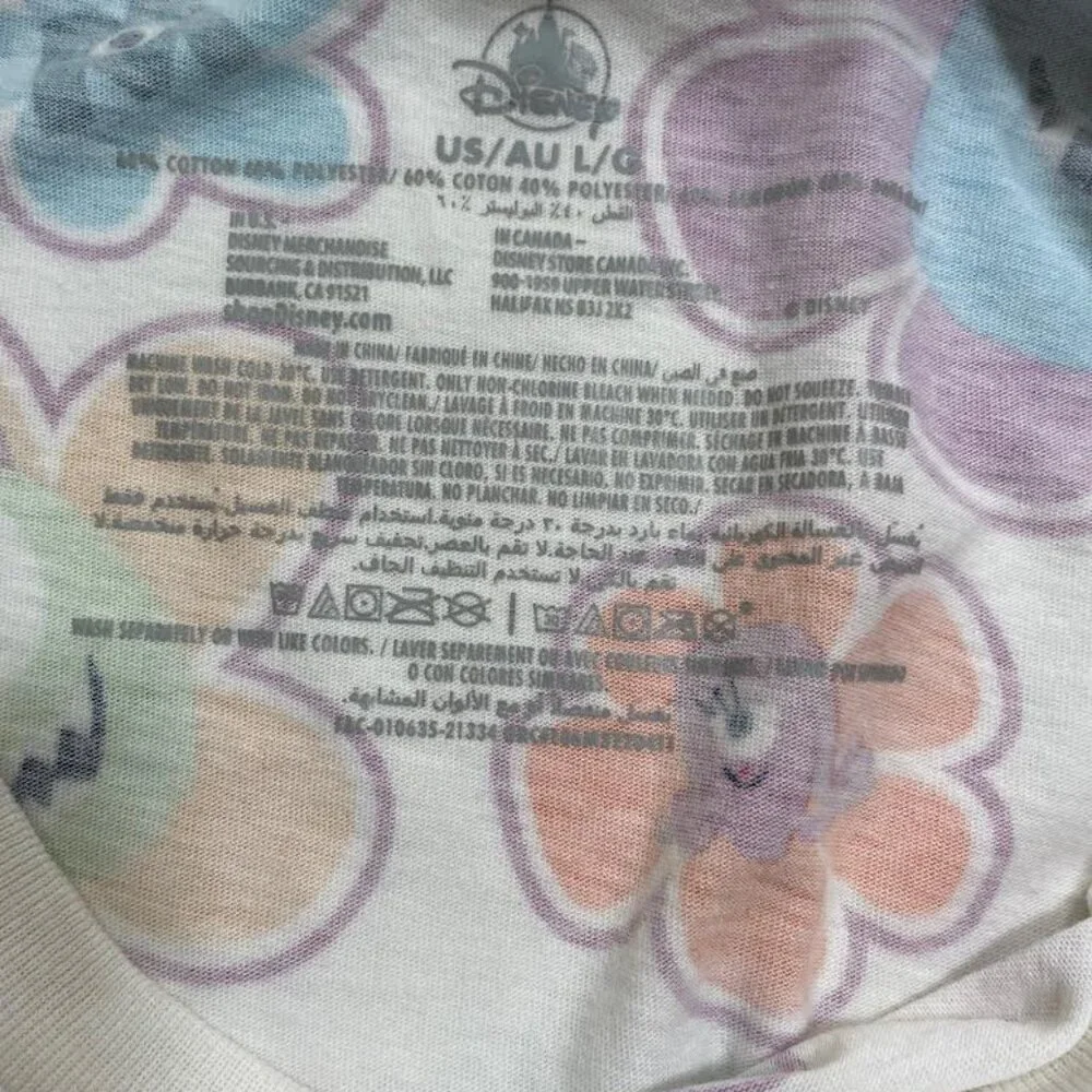 Disney Parks "Monsters, Inc." Floral Cinch-Hem T-Shirt - Picture 5 of 5